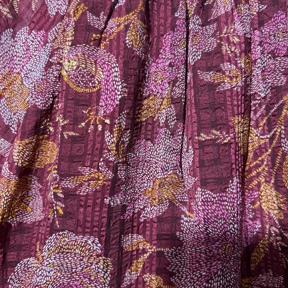 LOFT NWT - Womens Floral 3/4 Sleeve Blouse Sz. LG - Picture 8 of 9